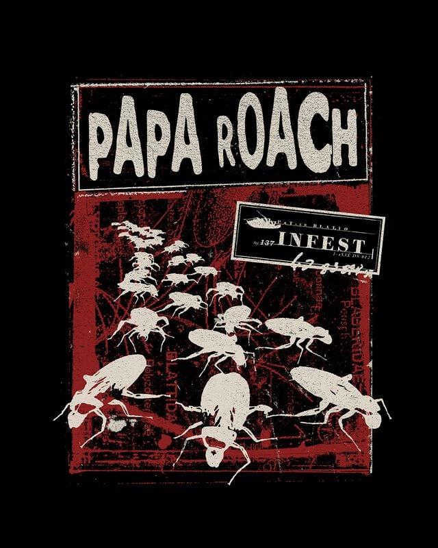 Gothicana By Emp "Invasion" T-Shirt Black By Papa Roach