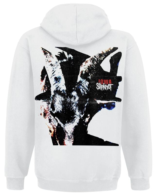 Gothicana By Emp "Iowa Goat Shadow" Hoodie White By Slipknot