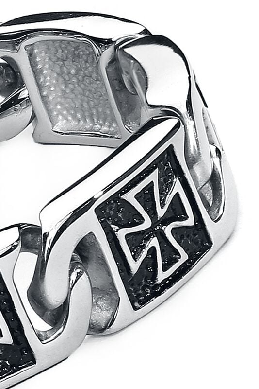 Gothicana By Emp "Iron Cross" Bracelet Silver-coloured By EtNox Hard And Heavy