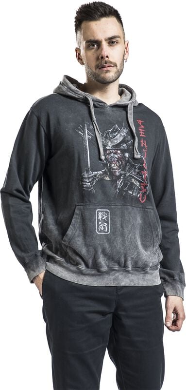 Gothicana By Emp "Iron Maiden" Hoodie Grey By Iron Maiden