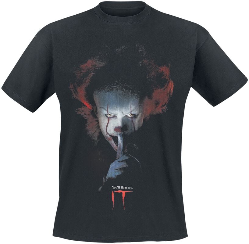 gothicana by emp "IT - Pennywise - You'll float too." T-Shirt black by IT