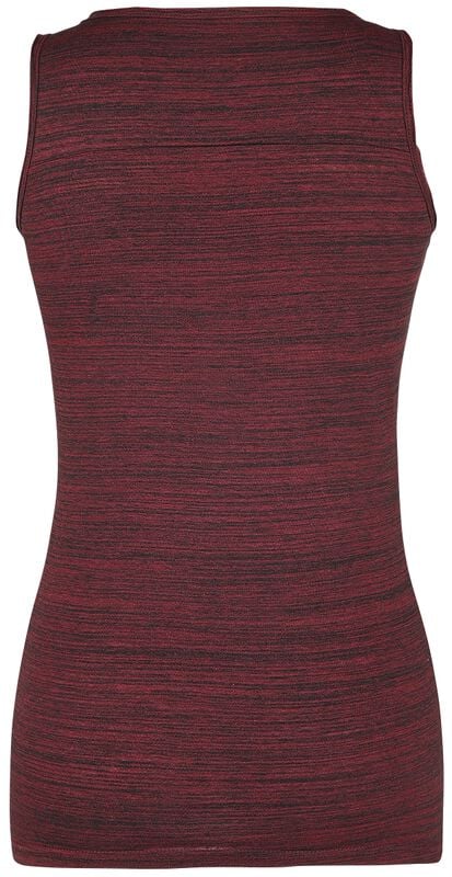 Gothicana By Emp "It's So Easy" Top Black-red By Black Premium By EMP