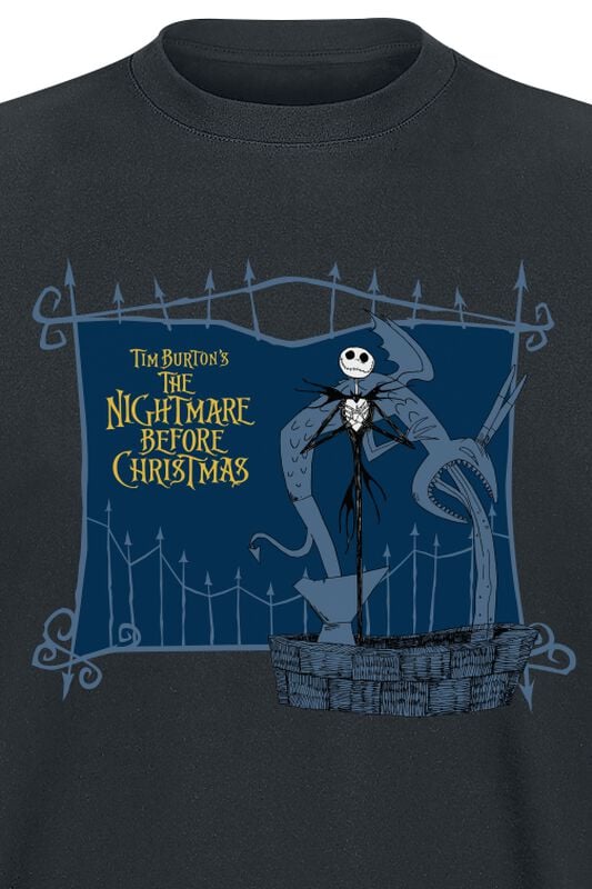 Gothicana By Emp "Jack And The Well" T-Shirt Black By The Nightmare Before Christmas