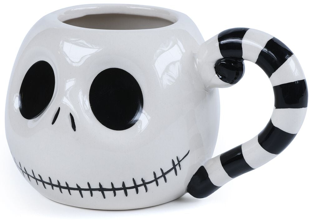 Gothicana By Emp "Jack Head" Cup White-black By The Nightmare Before Christmas
