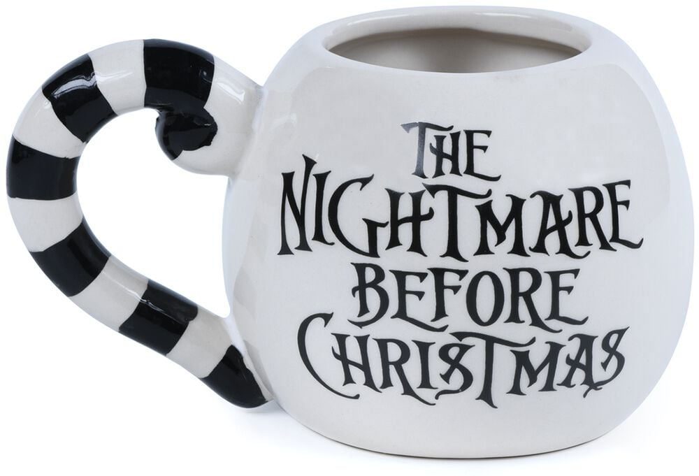 Gothicana By Emp "Jack Head" Cup White-black By The Nightmare Before Christmas