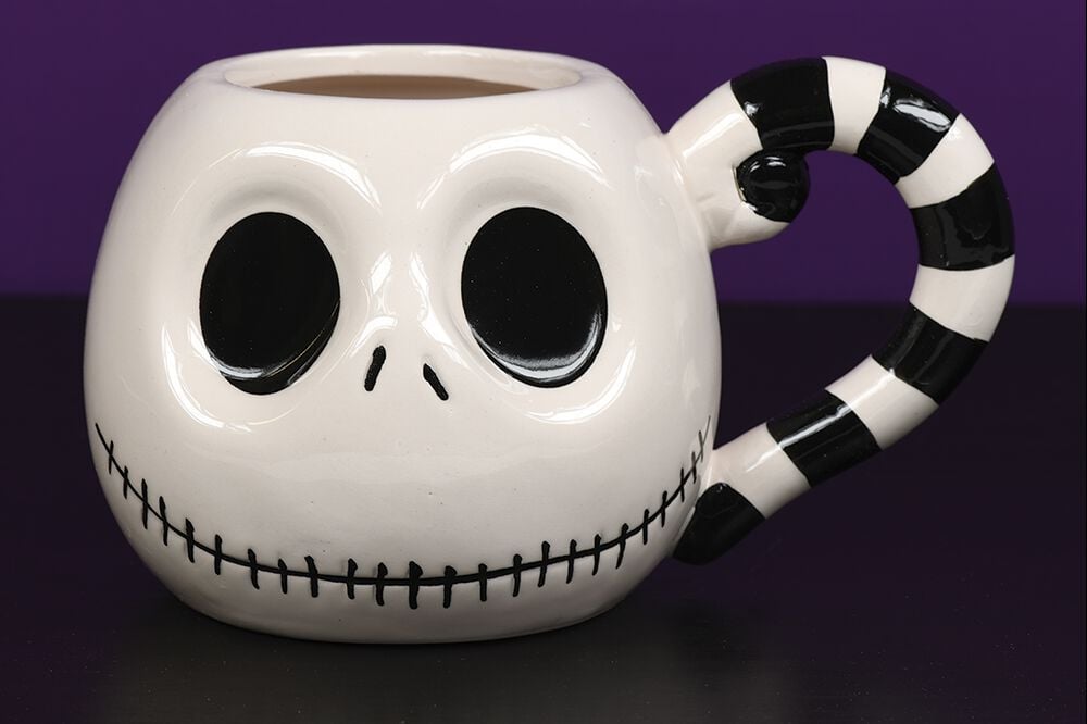 Gothicana By Emp "Jack Head" Cup White-black By The Nightmare Before Christmas