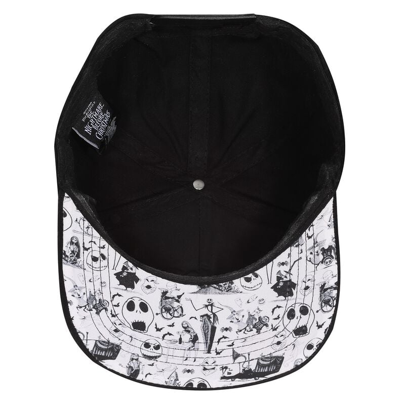 Gothicana By Emp "Jack - Rubber Face Badge" Cap Black By The Nightmare Before Christmas