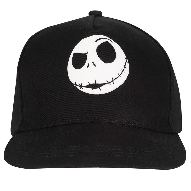 gothicana by emp "Jack - Rubber Face Badge" Cap black by The Nightmare Before Christmas