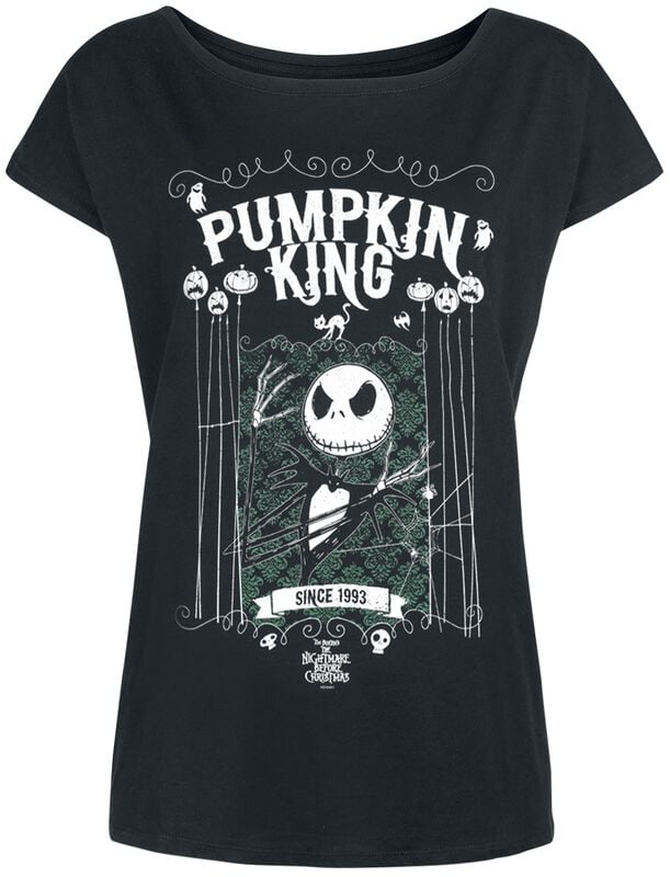 Gothicana By Emp "Jack Skellington - Pumpkin King" T-Shirt Black By The Nightmare Before Christmas