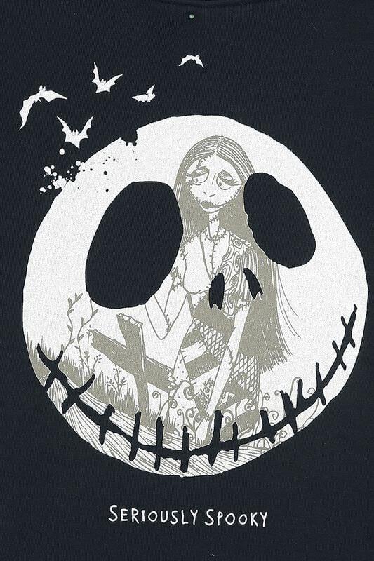 Gothicana By Emp "Jack Skellington & Sally - Seriously Spooky" Hoodie Black-grey By The Nightmare Before Christmas