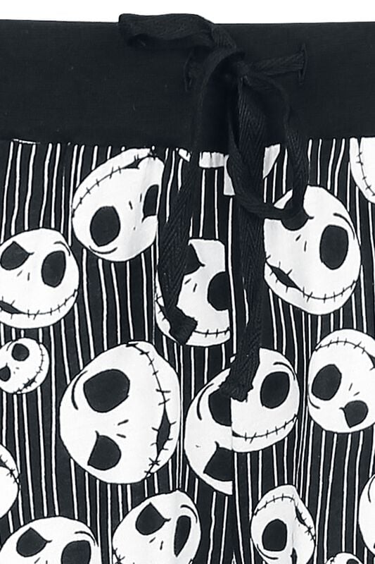 Gothicana By Emp "Jack Skellington - Skulls" Pyjama Pants Black By The Nightmare Before Christmas