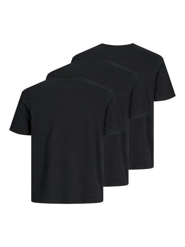Gothicana By Emp "JACUNDER T-SHIRT CREW NECK 3 PACK NOOS" T-Shirt Black By Jack & Jones
