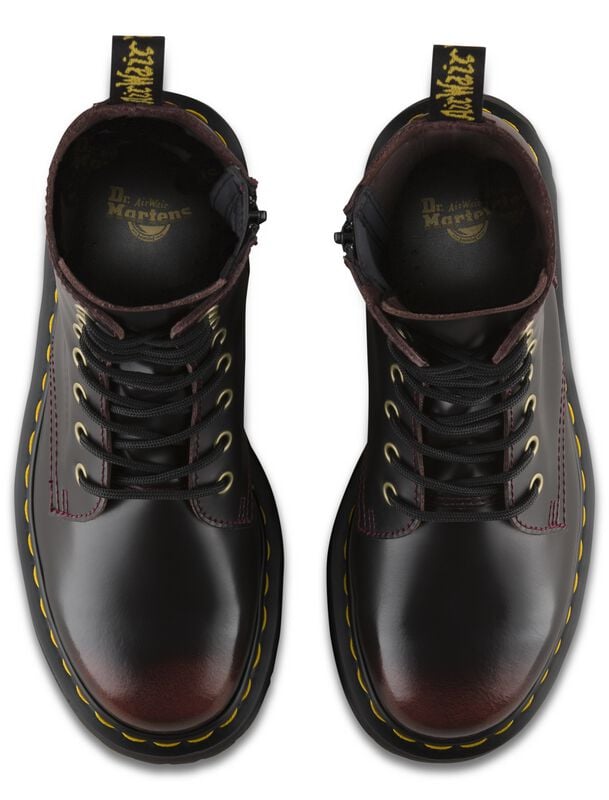 Gothicana By Emp "Jadon Cherry Red Arcadia" Boot Burgundy By Dr. Martens