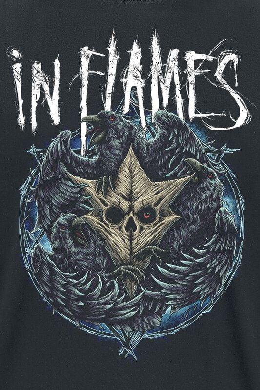 Gothicana By Emp "Jesterhead Raven" T-Shirt Black By In Flames