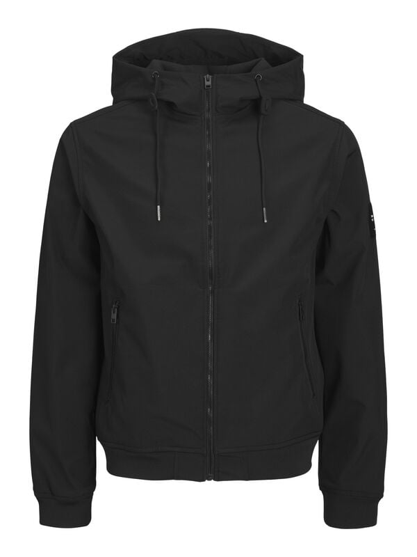 gothicana by emp "JJEBASIC SOFTSHELL HOODIE NOOS" Hoodie Jacket black by Jack & Jones