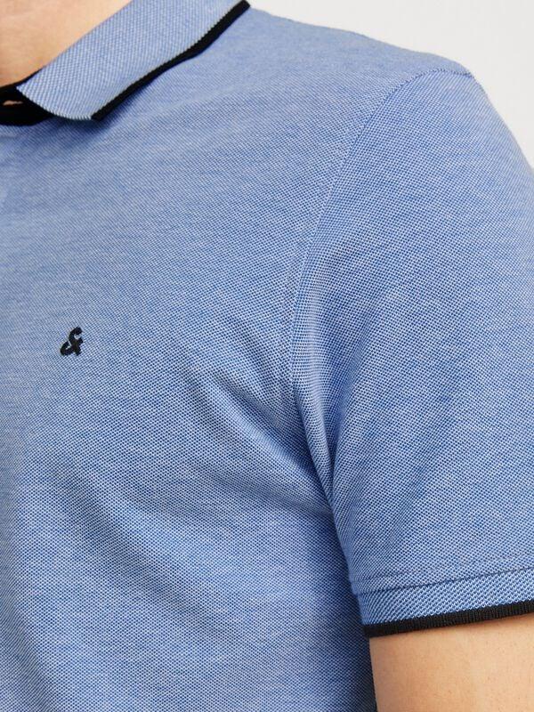 Gothicana By Emp "JJEPAULOS POLO SS NOOS" Polo Shirt Blue By Jack & Jones