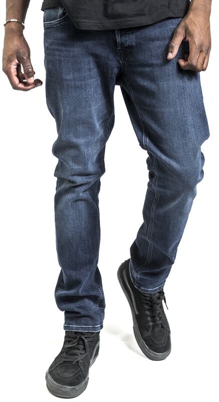 Gothicana By Emp "JJIGLENN" Jeans Dark Blue By Jack & Jones