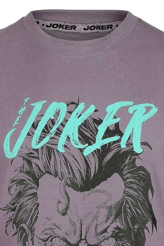 Gothicana By Emp "Joker - We're Not Afraid" T-Shirt Purple By Batman