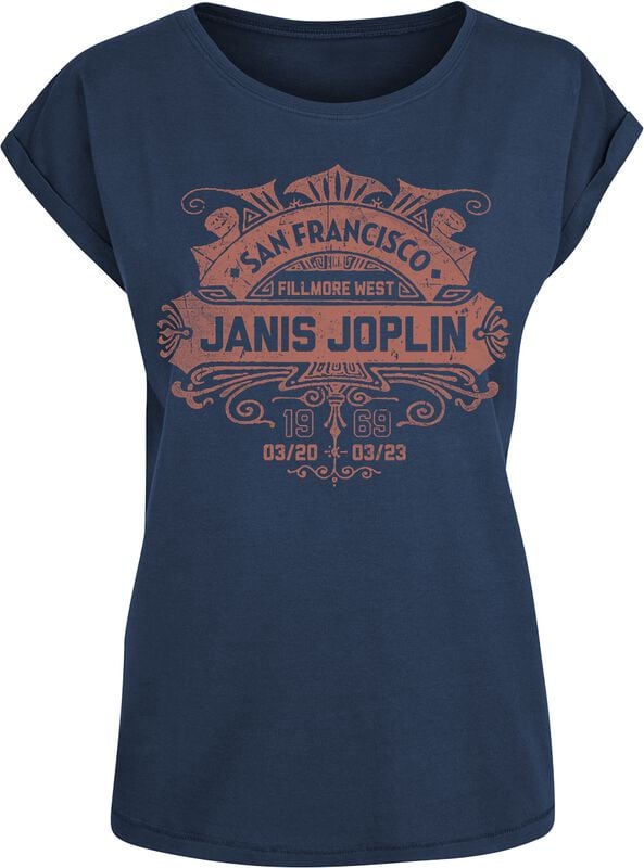 gothicana by emp "Joplin Janis" T-Shirt navy by Joplin Janis