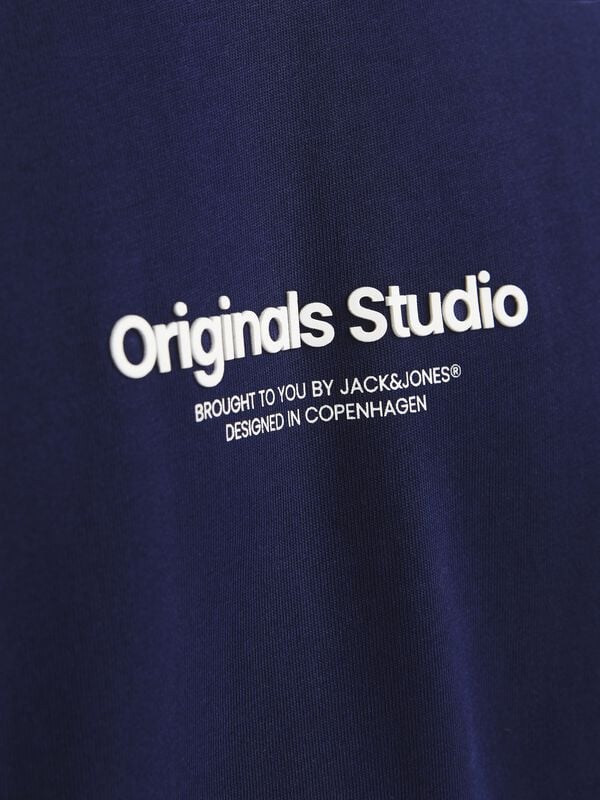 Gothicana By Emp "JORVESTERBRO T-SHIRT SS CREW NECK NOOS" T-Shirt Blue By Jack & Jones