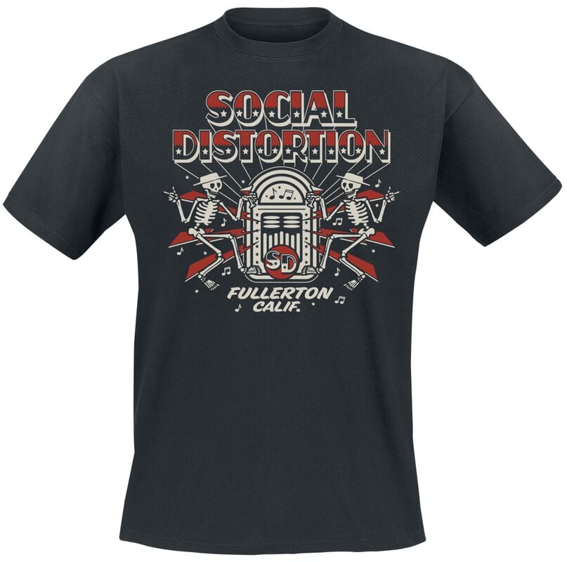 gothicana by emp "Jukebox Skelly" T-Shirt black by Social Distortion