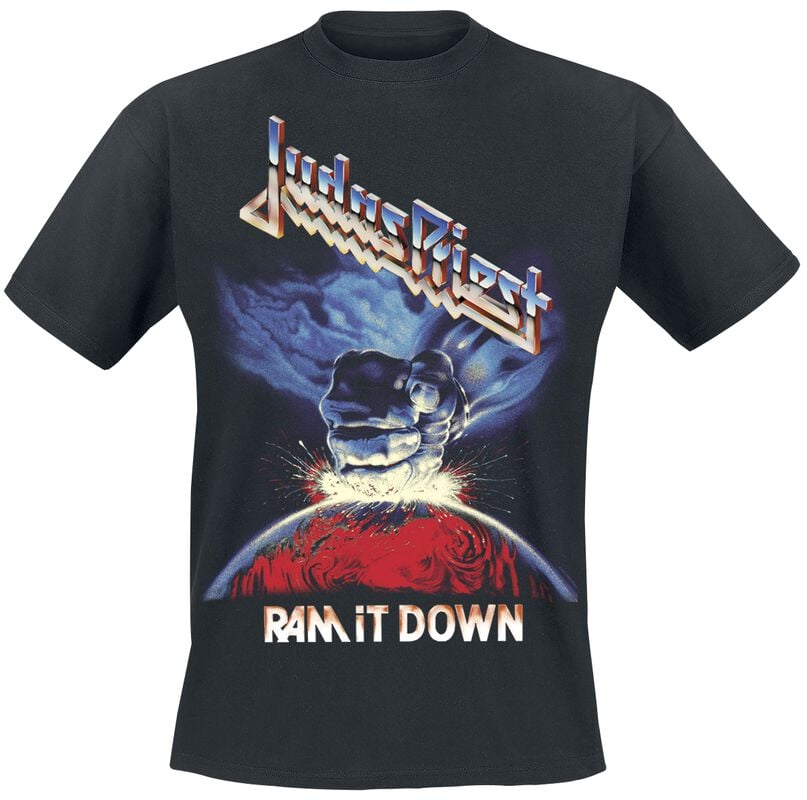 gothicana by emp "Jumbo Logo Album" T-Shirt black by Judas Priest