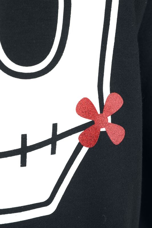 Gothicana By Emp "Jumper With Skull Rock Hand" Sweatshirt Black By EMP Stage Collection