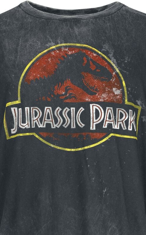 Gothicana By Emp "Jurassic Park Logo" T-Shirt Black By Jurassic Park