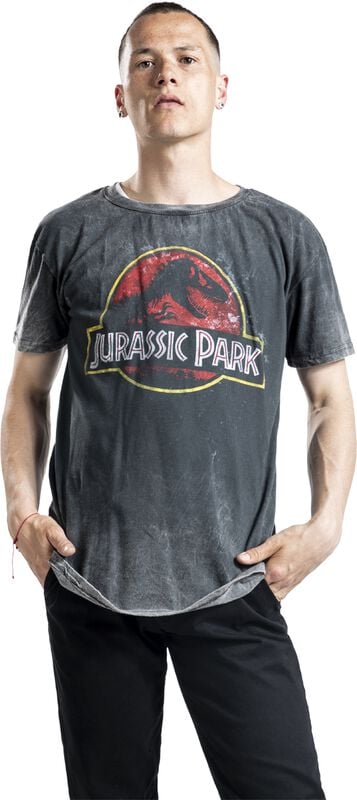 Gothicana By Emp "Jurassic Park Logo" T-Shirt Black By Jurassic Park