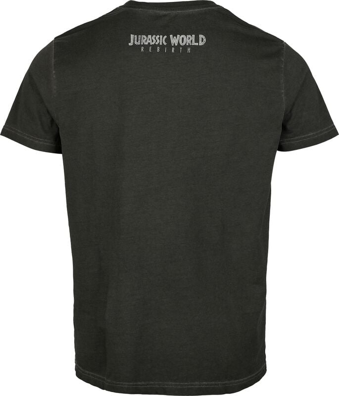 Gothicana By Emp "Jurassic World - Mirage" T-Shirt Dark Grey By Jurassic Park