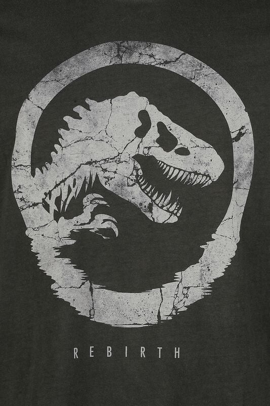 Gothicana By Emp "Jurassic World - Mirage" T-Shirt Dark Grey By Jurassic Park