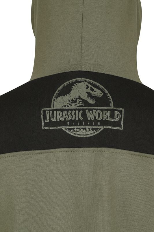 Gothicana By Emp "Jurassic World - Reflections" Hoodie Green-black By Jurassic Park
