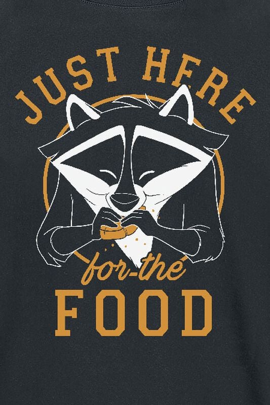 Gothicana By Emp "Just Here For Food" T-Shirt Black By Pocahontas