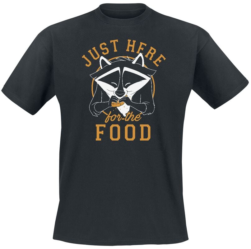 gothicana by emp "Just Here For Food" T-Shirt black by Pocahontas