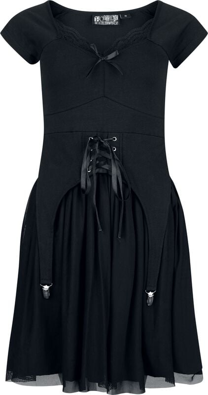 gothicana by emp "Katya Dress" Midi Dress black by Poizen Industries