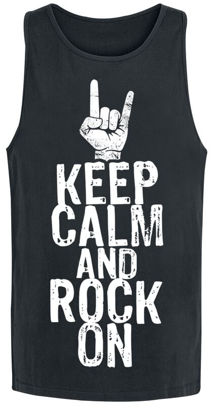 gothicana by emp "Keep Calm And Rock On" Tanktop black by Slogans
