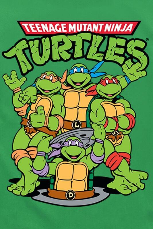 Gothicana By Emp "Kids - Group" T-Shirt Green By Teenage Mutant Ninja Turtles