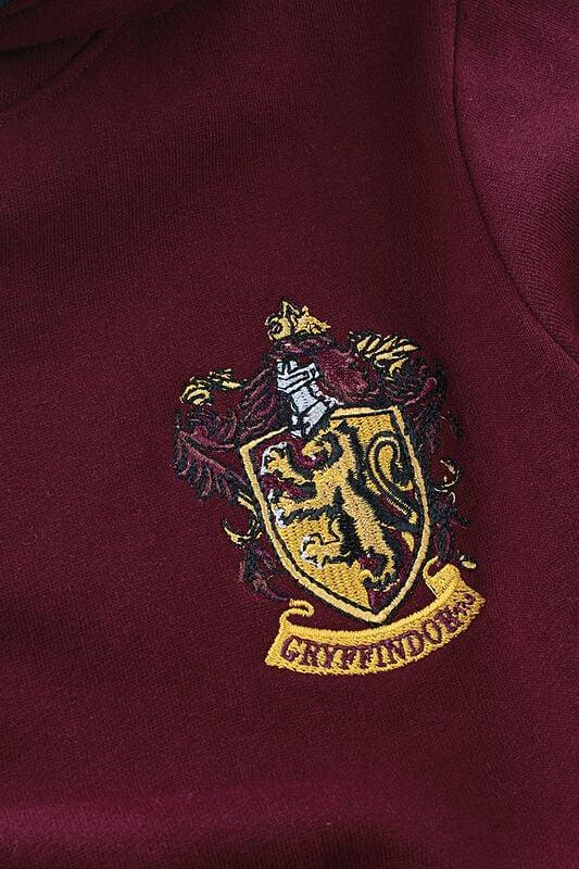 Gothicana By Emp "Kids - Gryffindor" Hoodie Burgundy By Harry Potter