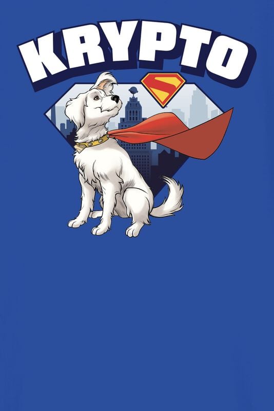 Gothicana By Emp "Kids - Krypto" T-Shirt Blue By Superman