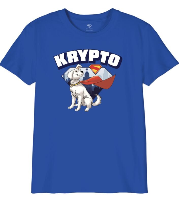 gothicana by emp "Kids - Krypto" T-Shirt blue by Superman