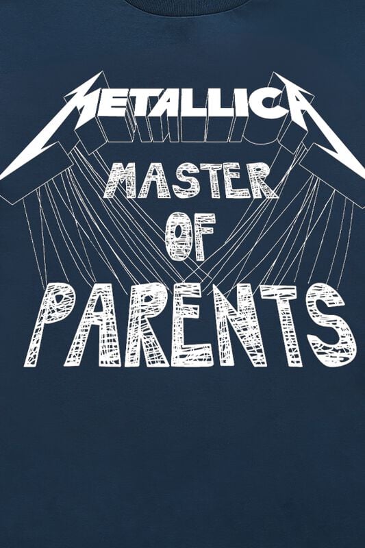 Gothicana By Emp "Kids - Master Of Parents" T-Shirt Navy By Metallica
