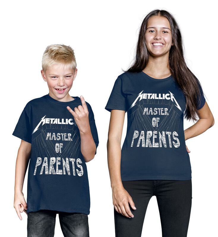 Gothicana By Emp "Kids - Master Of Parents" T-Shirt Navy By Metallica