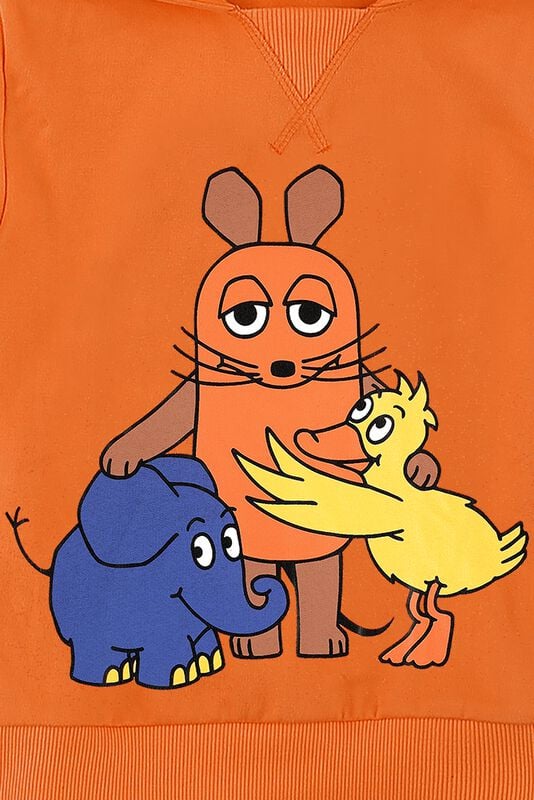 Gothicana By Emp "Kids - Maus Group" Hoodie Orange By Die Sendung Mit Der Maus