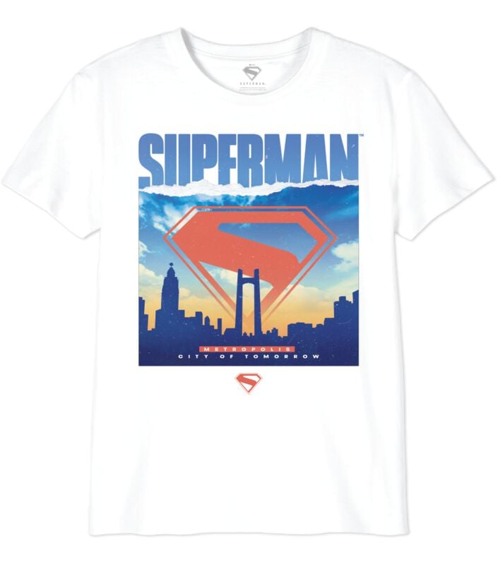 gothicana by emp "Kids - Metropolis - City Of Tomorrow" T-Shirt white by Superman
