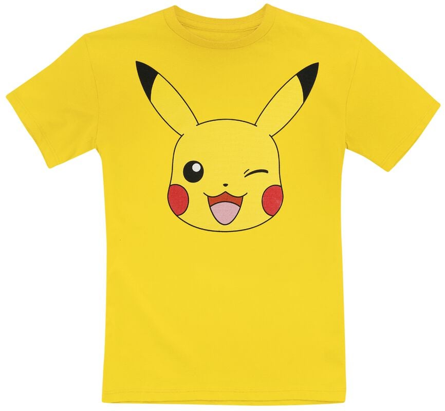 gothicana by emp "Kids - Pikachu Face" T-Shirt yellow by Pokémon
