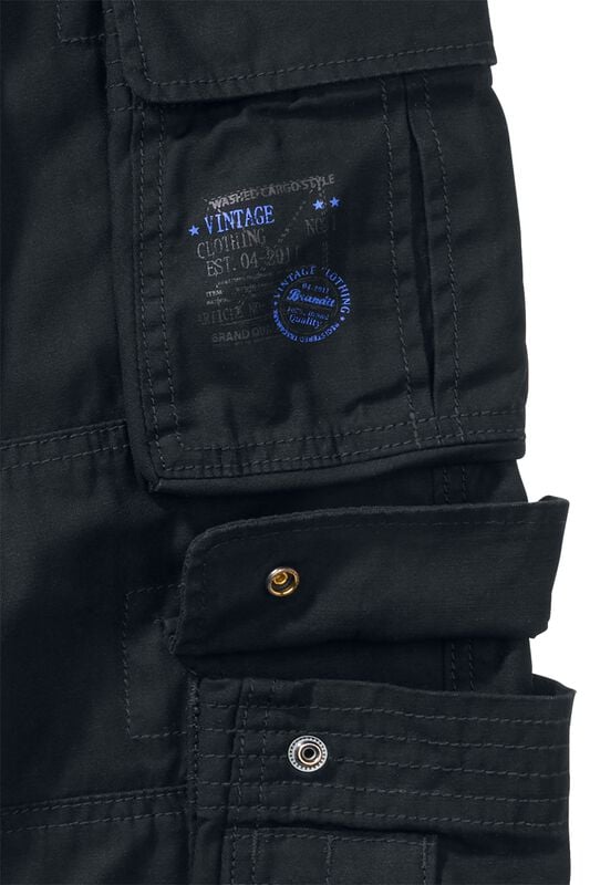 Gothicana By Emp "Kids' Pure Trousers" Cargo Pants Black By Brandit