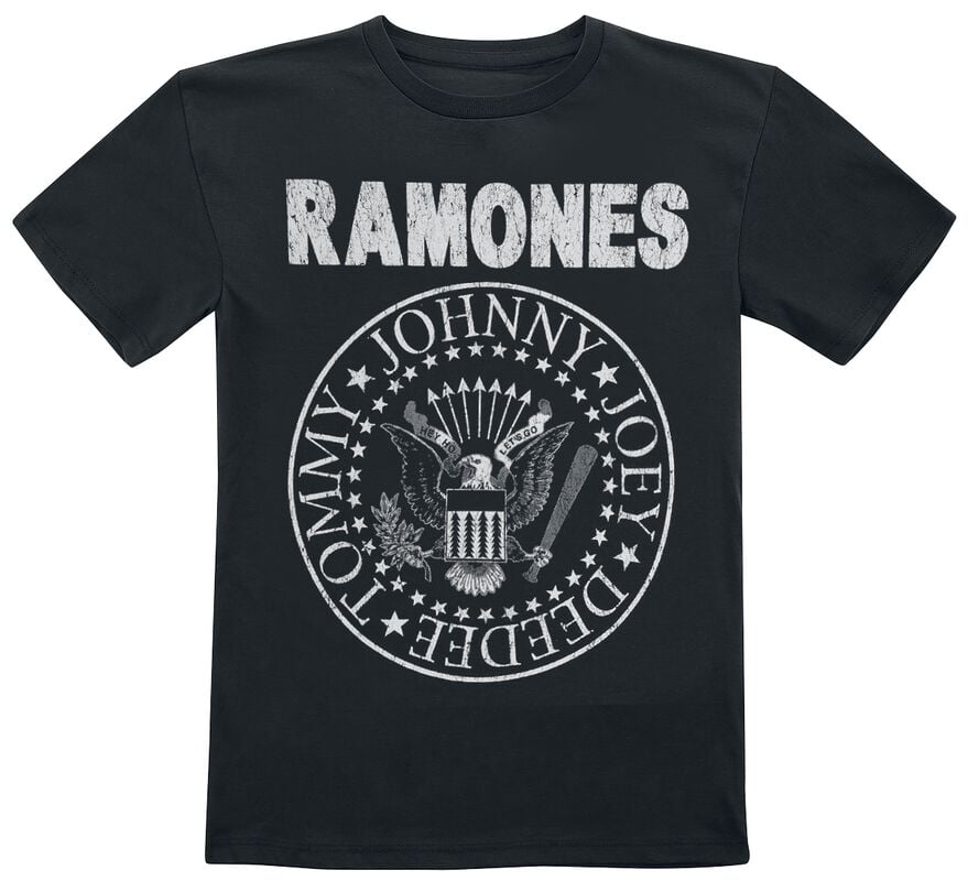 gothicana by emp "Kids - Seal Hey Ho Lets Go Backprint" T-Shirt black by Ramones