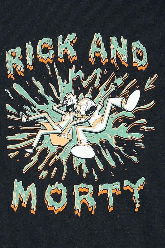 Gothicana By Emp "Kids - Splash" T-Shirt Black By Rick And Morty