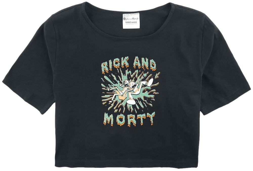 gothicana by emp "Kids - Splash" T-Shirt black by Rick And Morty