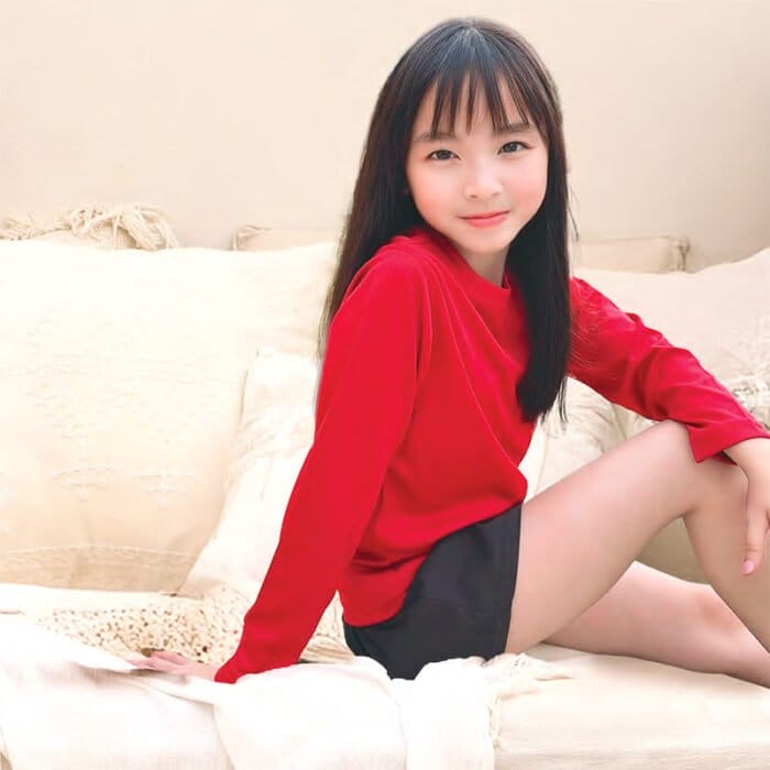 gothicana by emp "Kids - Stripes" Kids' swimsuit pink-white by Alice in Wonderland